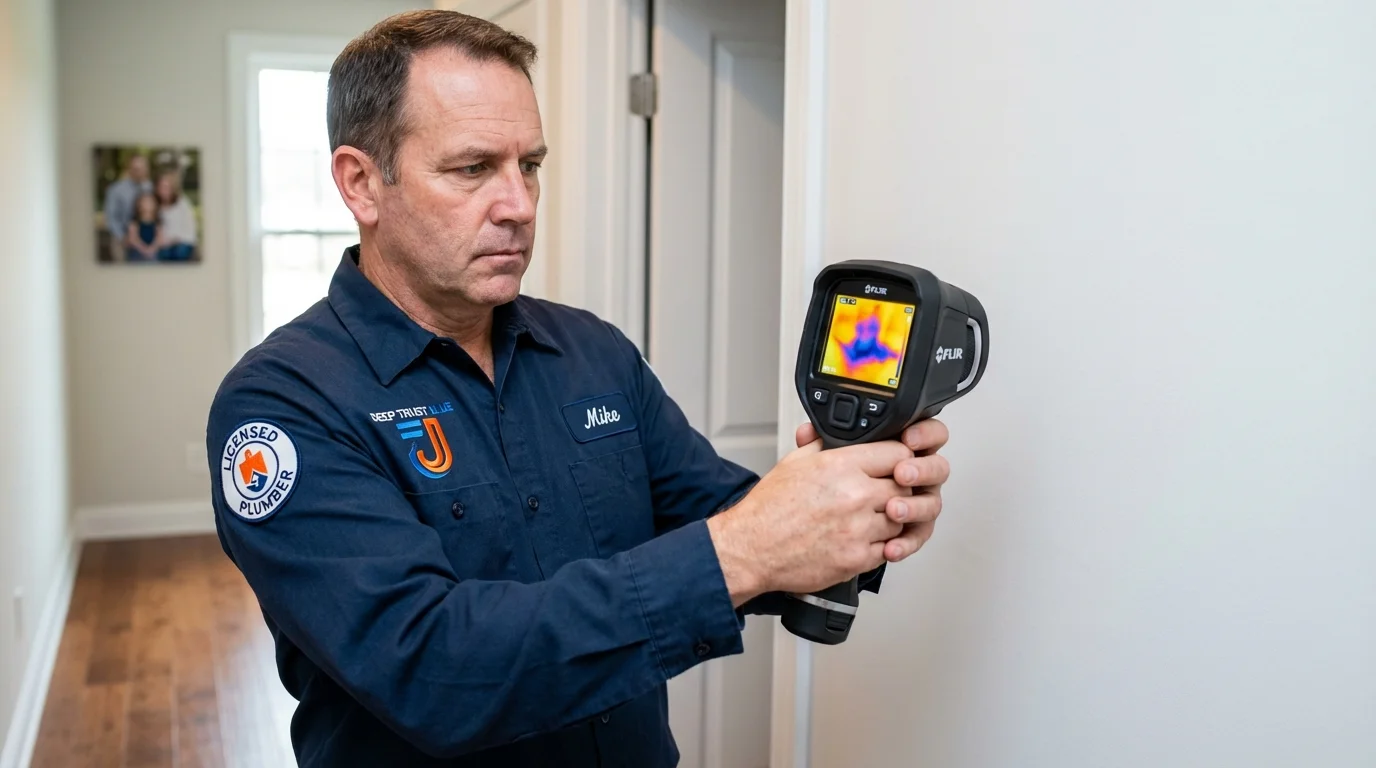 Thermal imaging leak detection by Johns Plumbing LLC in Bells